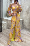 Women party pleated long sleeve dress