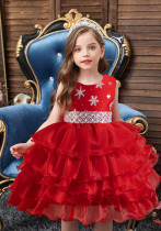 Girls Mesh Princess Cake Tutu Dress Festival Dress Girls Mesh Princess Cake Tutu Dress Festival Dress