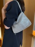 Women's Bags Autumn Simple Fashion Painted Rhinestone Shoulder Bag Evening Bag