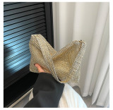 Women's Bags Autumn Simple Fashion Painted Rhinestone Shoulder Bag Evening Bag
