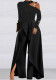 Women Elegant Solid Long Sleeve Off Shoulder Wide Leg Jumpsuit