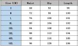 Elastic Waist Women's Denim Pants High Waist Ripped Tie-Up Jeans