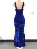 Women Elegant Lace Straps Party Evening Dresss