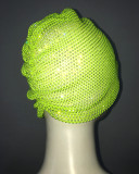 Women Autumn and Winter Rhinestone Party Dome Hat