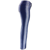 Retro Gradient Color Bell Bottom Denim Pants Women's Slim Fit Butt Lift Jeans