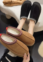 Snow Boots For Women Winter Fur All-In-One Toe-Cap Slippers Platform Furry Shoes Snow Boots For Women Winter Fur All-In-One Toe-Cap Slippers Platform Furry Shoes