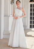 Women's Slash Shoulder Dslim Formal Party Dress Long Dress