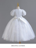 Girls' Dresses Children's Long Flower Girl's Performance Dress Sequined Mesh Puffy Princess Dress
