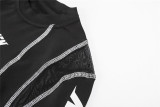 Summer Women's Sexy Mesh Printed Long Sleeve Jumpsuit