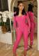 Women's  Backless Hooded Slim Nightclub Style Sexy Jumpsuit
