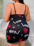 Women mesh suspender nightdress sexy lingerie