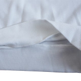 Men's Autumn and Winter Sports Solid waffle Round Neck Top