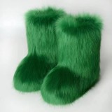 Women Furry winter warm snow boots