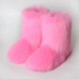 Women Furry winter warm snow boots