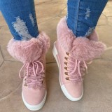 Women Winter Velvet Furry Snow Boots