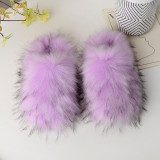 Women Furry Home Furry Warm Slippers