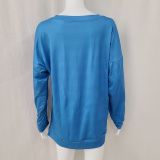 Women's Tops Loose Casual Round Neck Long Sleeve T-Shirt