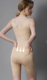 body shaping jumpsuit tummy control fitted waist and hip tightening body slimming body romper with breast pads