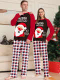 Spring and Autumn Christmas Printed Home Clothes Plaid Parent-Child Pajamas