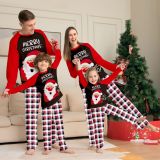 Spring and Autumn Christmas Printed Home Clothes Plaid Parent-Child Pajamas