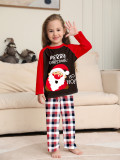 Spring and Autumn Christmas Printed Home Clothes Plaid Parent-Child Pajamas