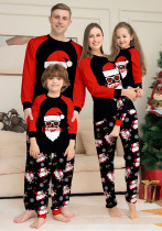 Christmas Family Wear elderly printed long-sleeved Pajama two-piece set Christmas Family Wear elderly printed long-sleeved Pajama two-piece set