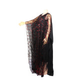 African Women beard sequin Maxi Dress