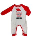 Christmas Family Wear Deer Head Print Plaid Print Long Sleeve Pajama Set