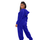 Women Long Sleeve Hooded Casual Jumpsuit