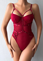 Women SolidPatchwork One-piece Sexy Lingerie Women SolidPatchwork One-piece Sexy Lingerie