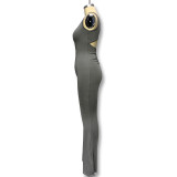 Women Casual Hollow Sports Jumpsuit