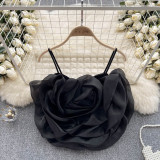Women Holidays Flower Suspender Top