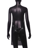 Women Sexy Metallic Sequin Suspender Sexy Dress