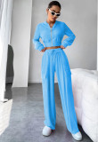 Women Velvet Hoodies and Pant Two-Piece Set