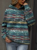 Women Print Casual Loose Hoodies
