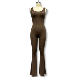 Women Casual Hollow Sports Jumpsuit