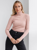 Autumn Turtleneck Pullover Sweater Knitting Basic Shirt For Women