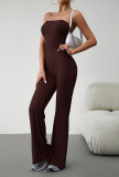 Women Sexy Strapless Jumpsuit