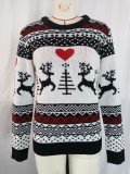 Christmas Women jacquard Casual knitting sweater