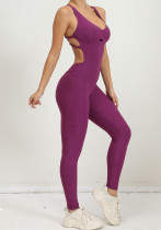 Women Crossover Yoga Wear Sports Stretch Jumpsuit Women Crossover Yoga Wear Sports Stretch Jumpsuit