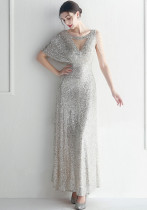 Plus Size Women Sequin Formal Party Maxi Evening Dress Plus Size Women Sequin Formal Party Maxi Evening Dress