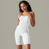 Women seamless knitting Solid Stretch Romper