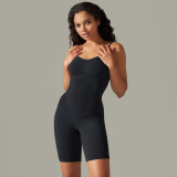 Women seamless knitting Solid Stretch Romper