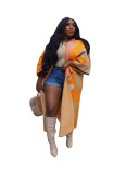 Women Casual Short Sleeve Knitting Long Jacket