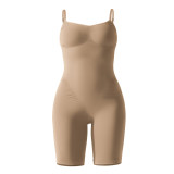 Women seamless knitting Solid Stretch Romper