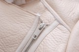 Women Lamb Wool PU-Leather Warm Jacket