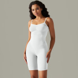 Women seamless knitting Solid Stretch Romper