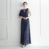 Plus Size Women Sequin Formal Party Maxi Evening Dress