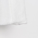 Women Autumn/Winter Turndown Collar Long Sleeve Lace-Fly Lamb Maxi Colorblock Denim Coat