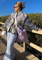 Women Padded Printed Long Sleeve Detachable Vest Jacket Women Padded Printed Long Sleeve Detachable Vest Jacket